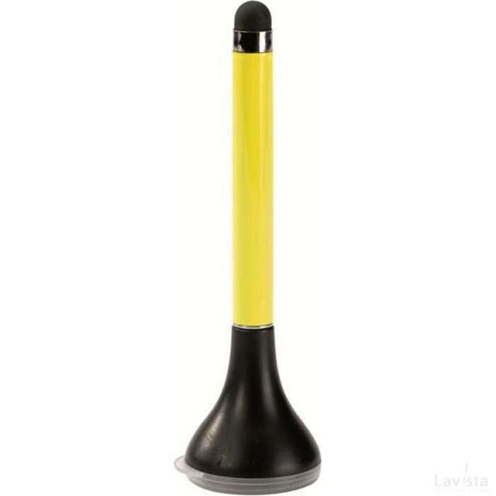 Scherm reiniger met pen geel
