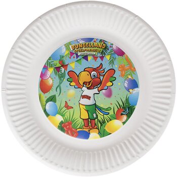 Ronde kartonnen bordjes (Ø 23 cm)