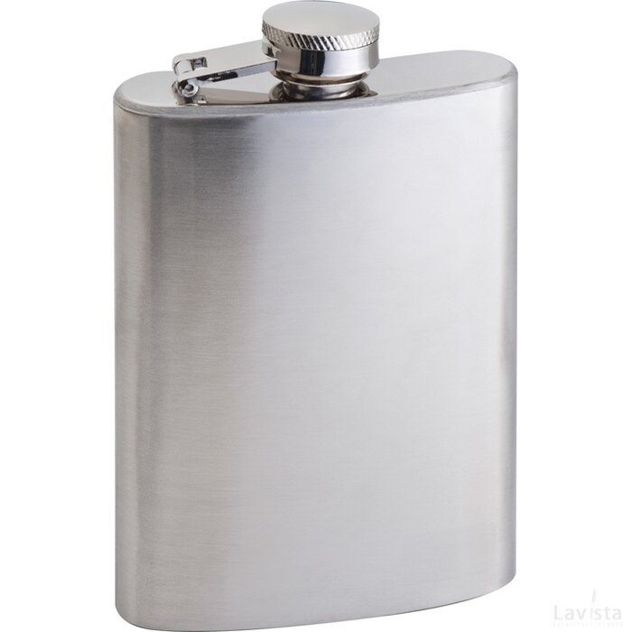Heupfles Abraham grijs silvergrey
