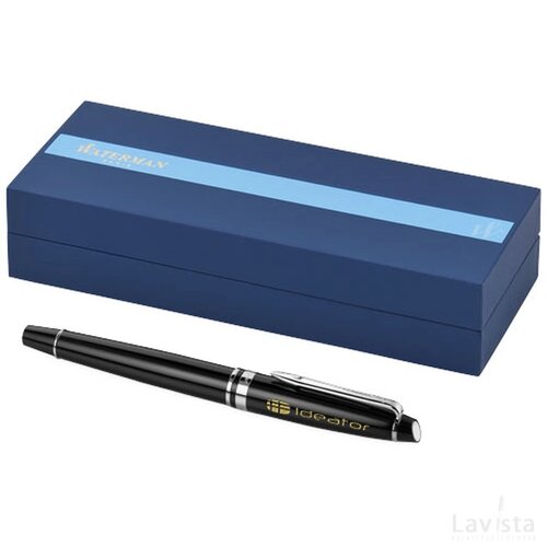 Waterman Expert vulpen Zwart,chroom Zwart, Chroom Zwart/Chroom