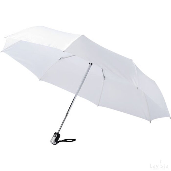 Alex 21.5'' 3 sectie automatische paraplu Wit