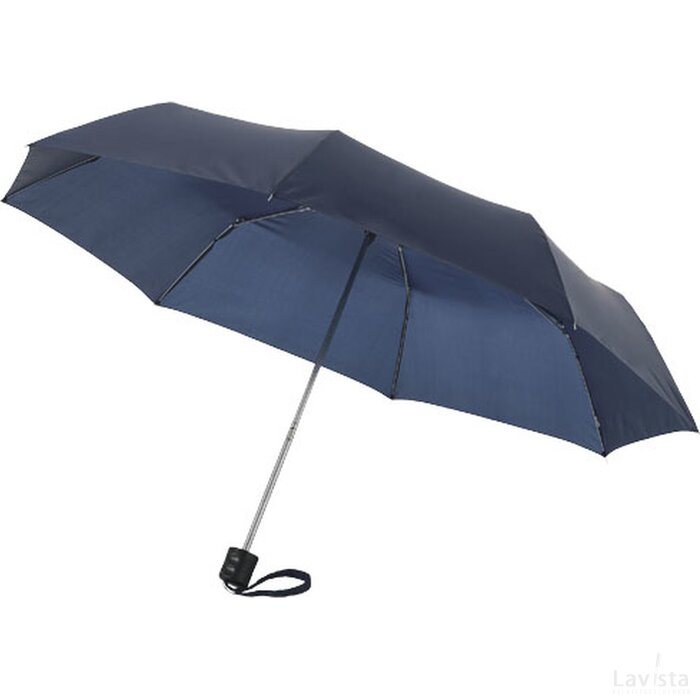 Ida 21.5'' 3 sectie paraplu Navy