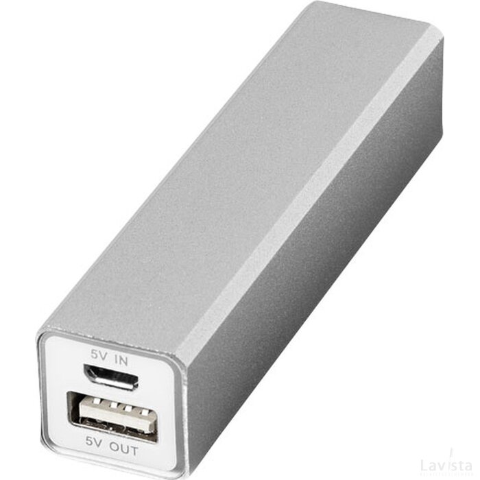 Volt aluminium powerbank 2200mAh Zilver