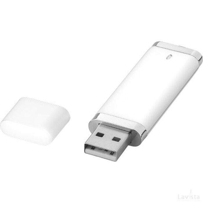 Flat USB 2GB Wit