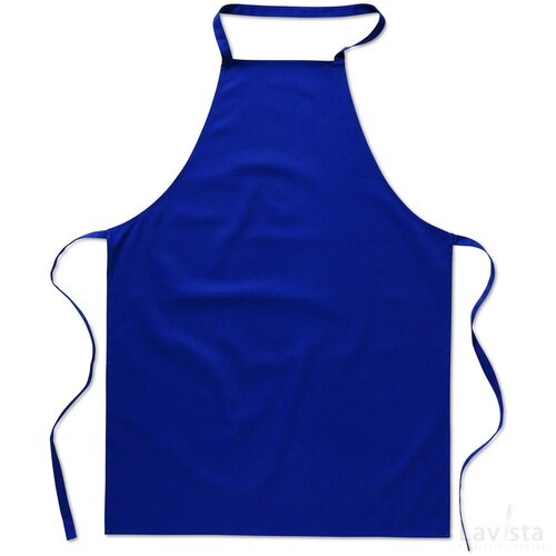 Katoenen keukenschort Kitab blauw