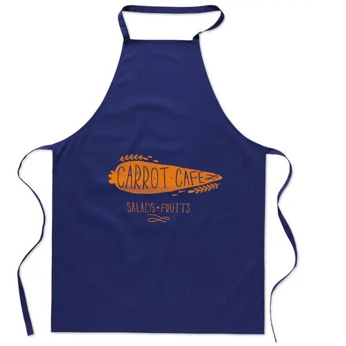 Katoenen keukenschort Kitab blauw