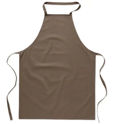 Katoenen keukenschort Kitab taupe