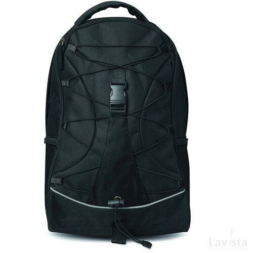 Polyester rugzak Monte lema zwart
