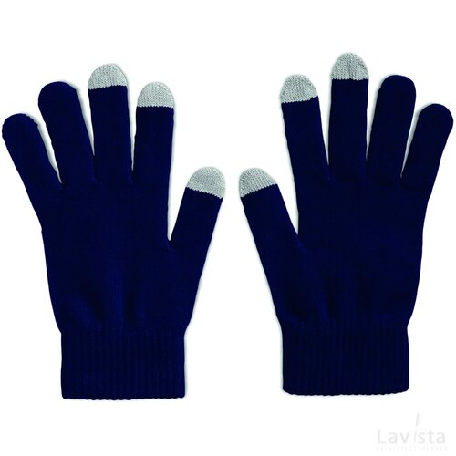 Handschoenen voor smartphones Tacto blauw