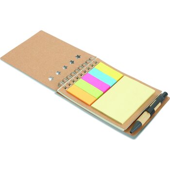 Notitieboekje met balpen Multibook beige