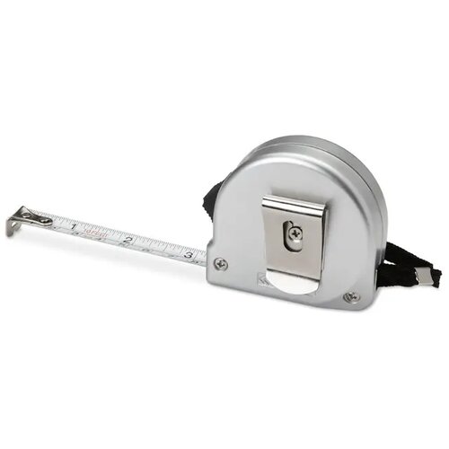 Kleine rolmaat 2m Zilver