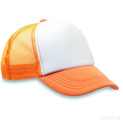 Truckers baseball cap Trucker cap neon oranje