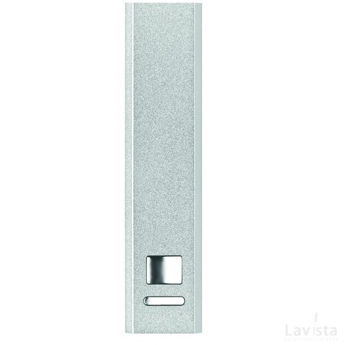 Powerbank 2200 mah Poweralu mat zilver