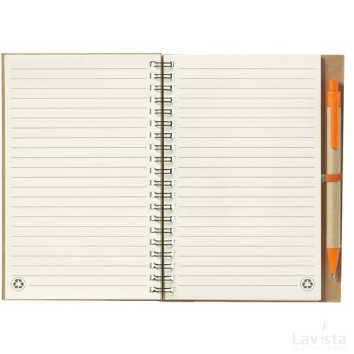 Recyclenote-L Notitieboekje Oranje