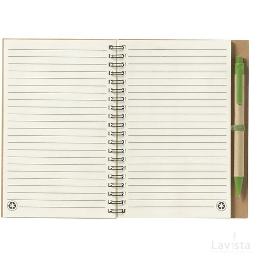 Recyclenote-L Notitieboekje Groen