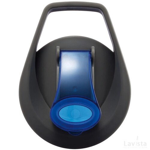 Waterfles met infuser blauw