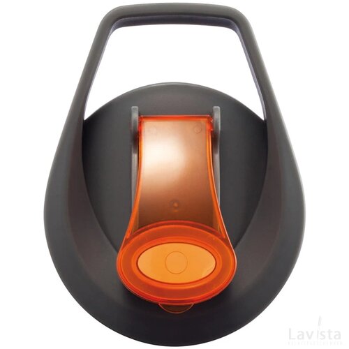 Waterfles met infuser oranje
