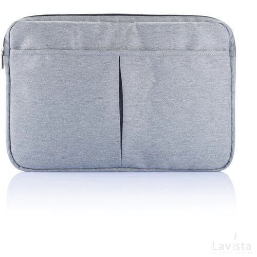 PVC vrije laptop hoes 15” grijs
