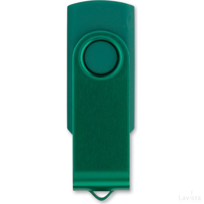 USB stick 2.0 Twister 4GB donker groen
