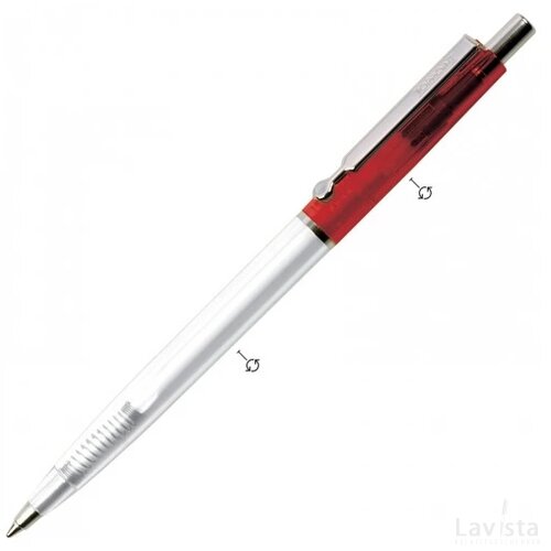 Balpen 925 DP transparant combinatie