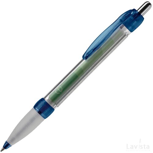 Balpen banner transparant transparant blauw