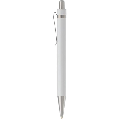 Balpen Antarctica metalen clip wit