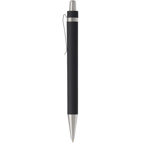 Balpen Antarctica metalen clip zwart