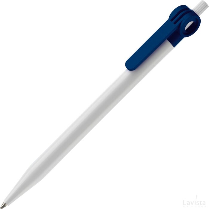 Balpen Futurepoint hardcolour wit / donker blauw