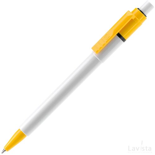 Balpen Baron Colour hardcolour wit / geel