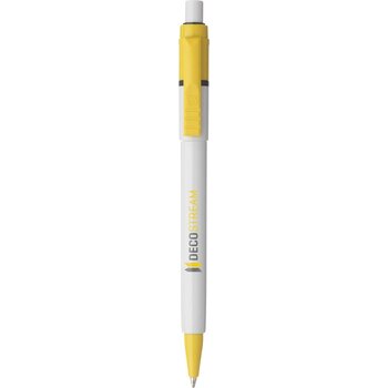 Balpen Baron Colour hardcolour wit / geel
