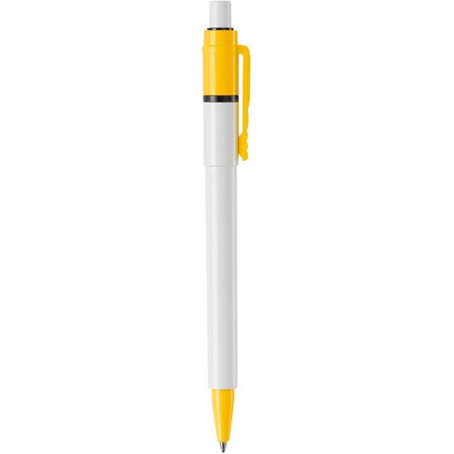 Balpen Baron Colour hardcolour wit / geel
