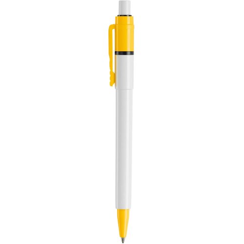 Balpen Baron Colour hardcolour wit / geel