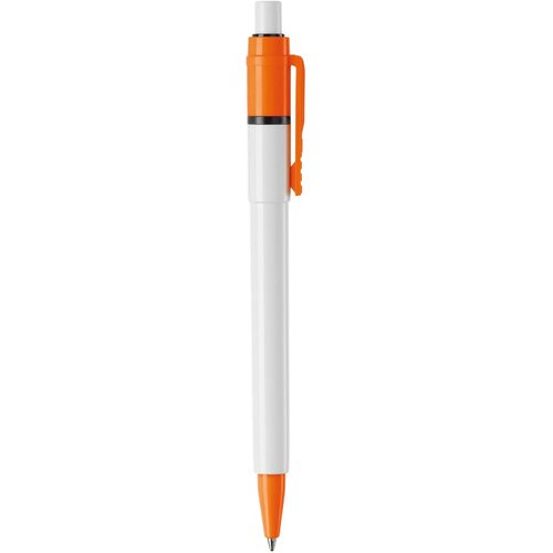 Balpen Baron Colour hardcolour wit / oranje