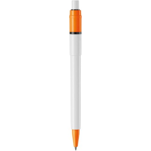 Balpen Baron Colour hardcolour wit / oranje
