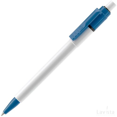 Balpen Baron Colour hardcolour wit / licht blauw