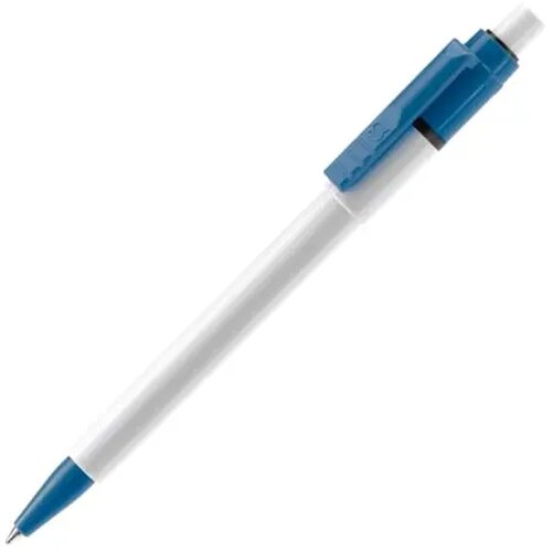 Balpen Baron Colour hardcolour wit / licht blauw