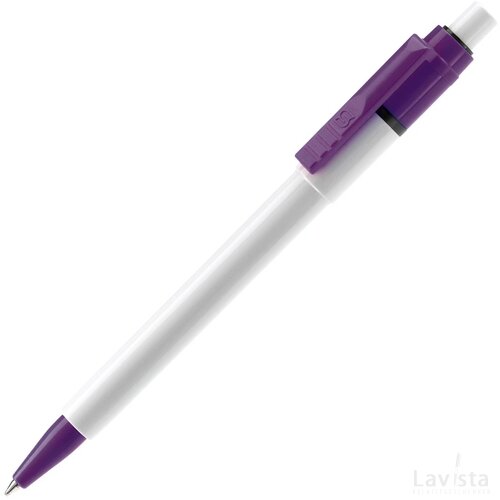 Balpen Baron Colour hardcolour wit / paars