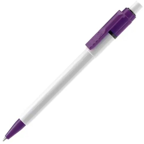 Balpen Baron Colour hardcolour wit / paars