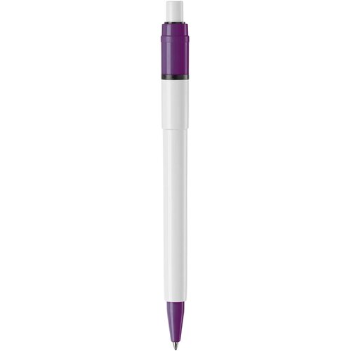 Balpen Baron Colour hardcolour wit / paars