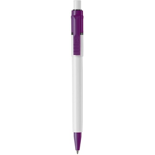 Balpen Baron Colour hardcolour wit / paars