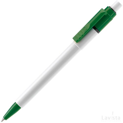 Balpen Baron Colour hardcolour wit / groen