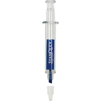 Markeerstift spuit transparant roze