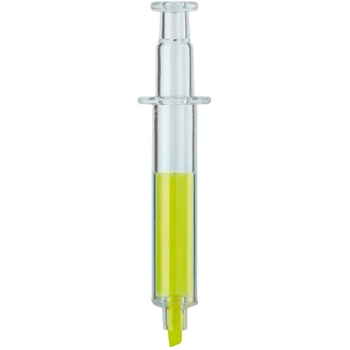 Markeerstift spuit transparant geel