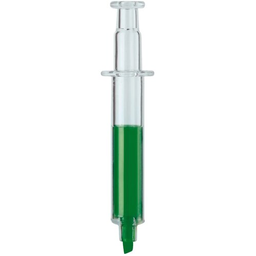 Markeerstift spuit transparant groen