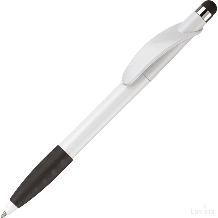 Balpen Cosmo stylus hardcolour wit / zwart