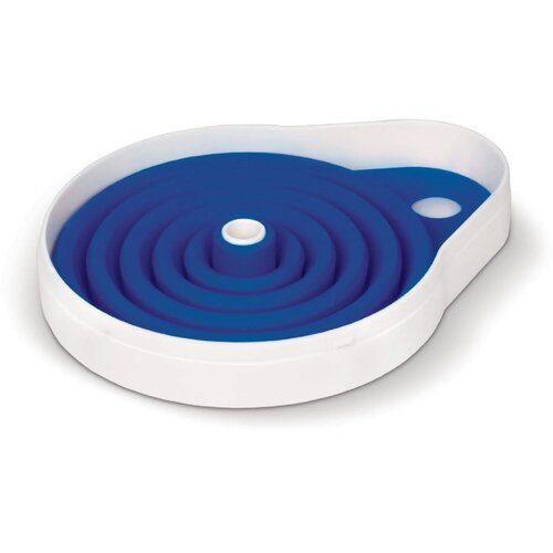 Trechter uitvouwbaar wit / blauw