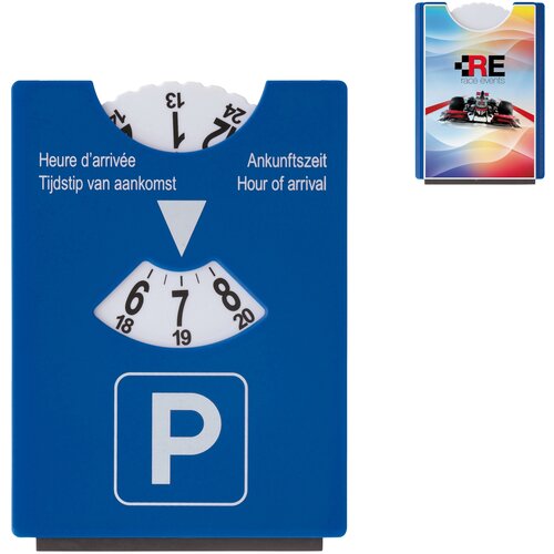 Parkeerschijf 2-in-1 Europa blauw