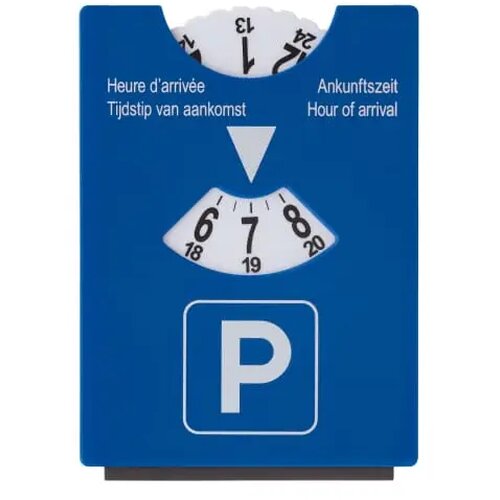 Parkeerschijf 2-in-1 Europa blauw