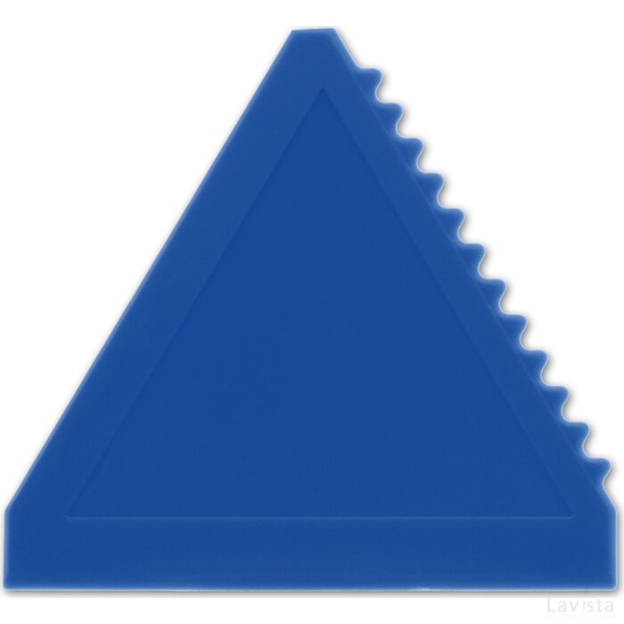 Ijskrabber driehoek blauw
