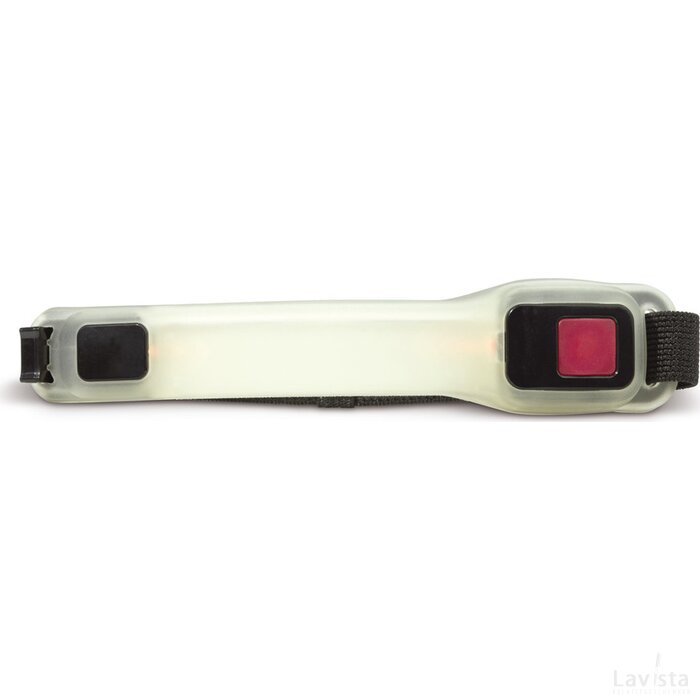 Sportarmband LED wit / rood